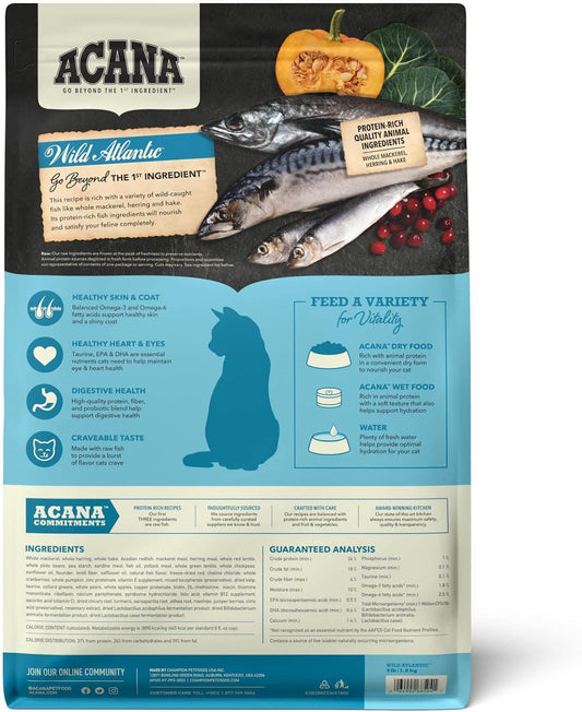 Acana Highest Protein, Wild Atlantic Dry Cat Food