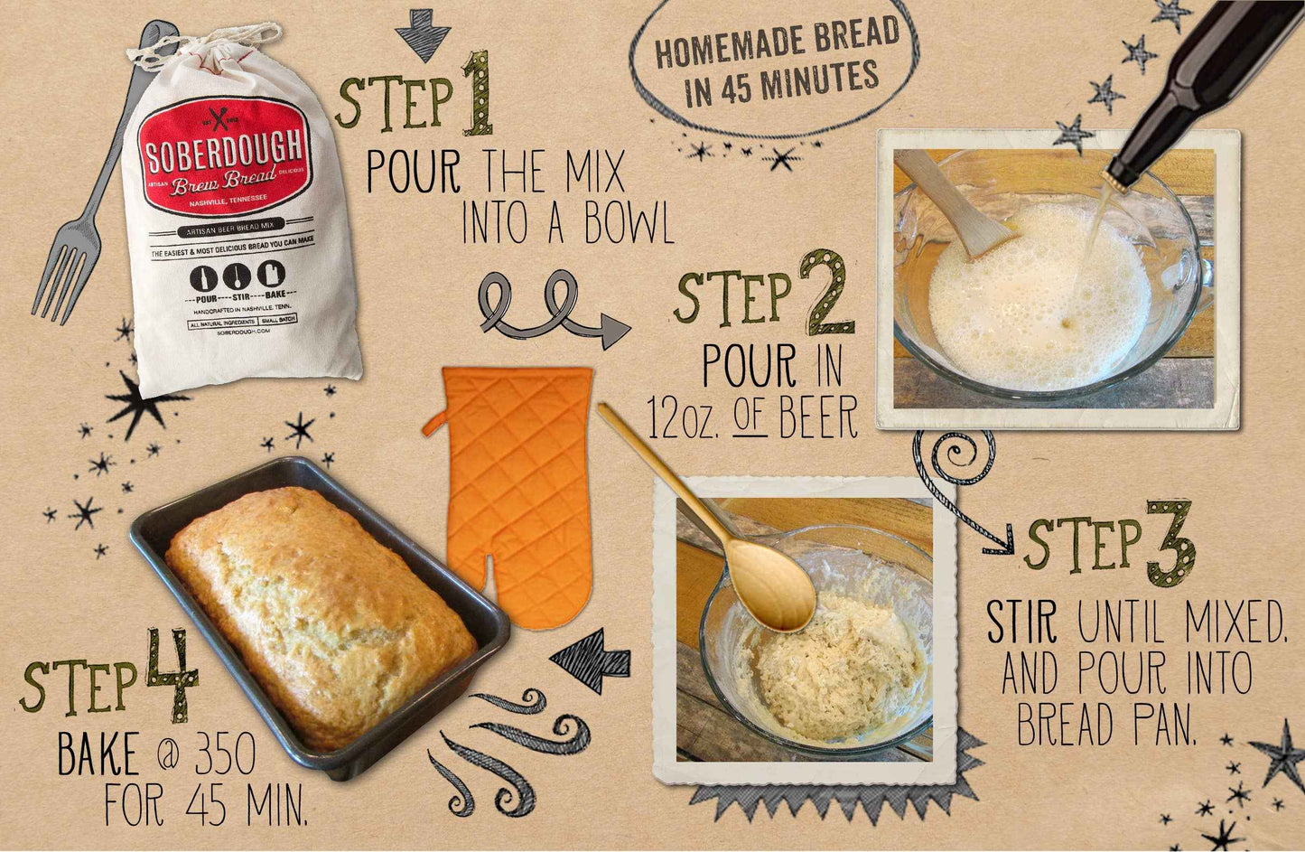 Texas Beer Bread - Rosemary