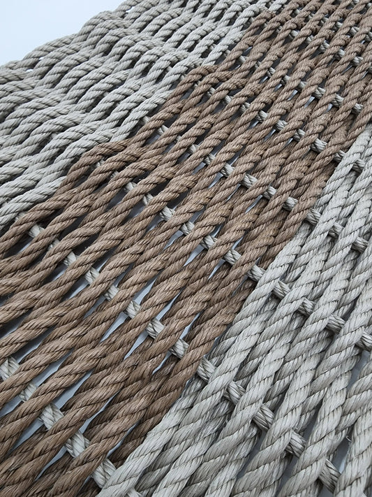Tan & Brown Lobster Rope Doormat
