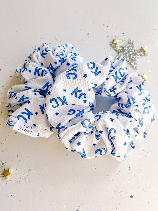 Navy KC Sporting Regular Scrunchy