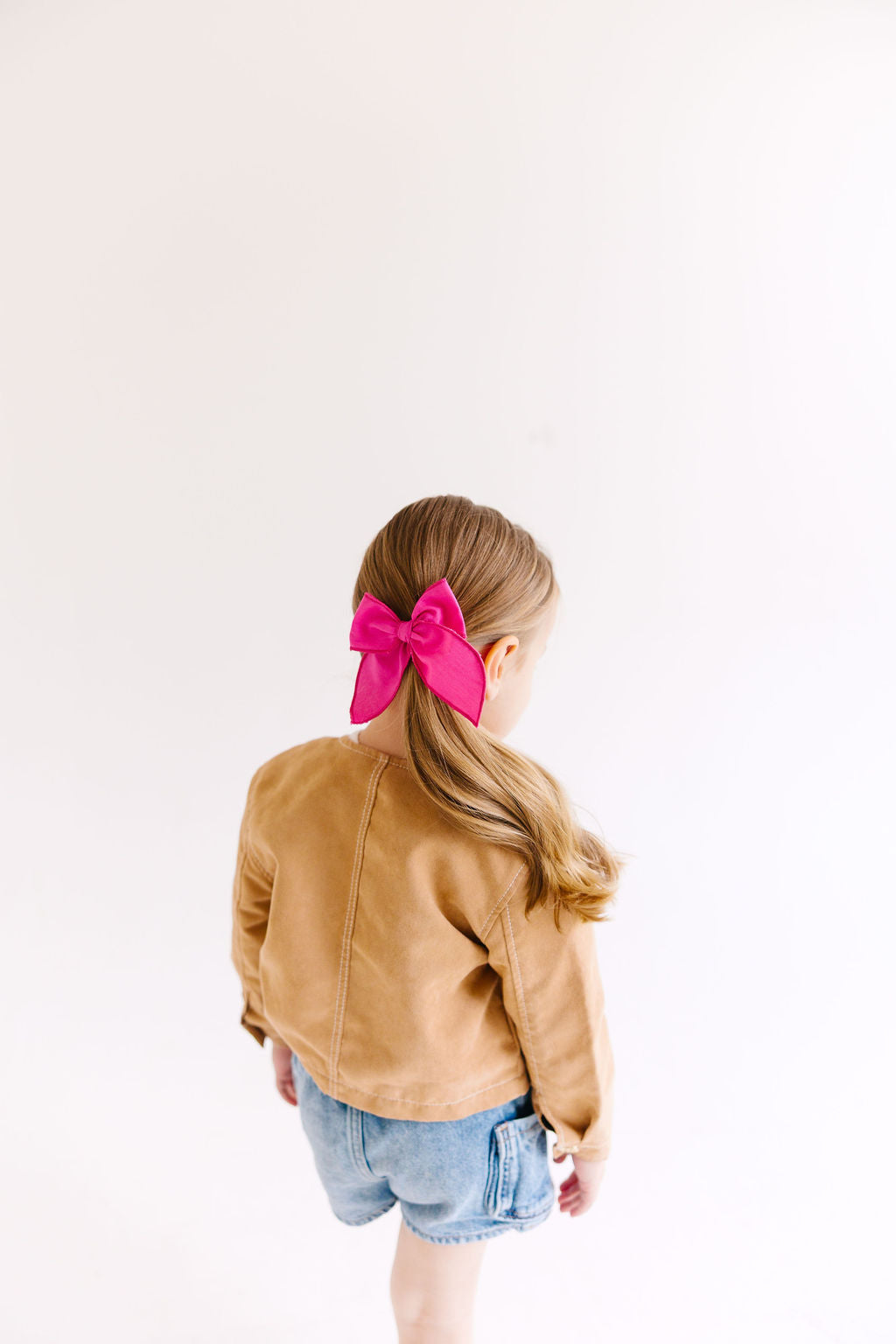 Pink Solid Medium Bow