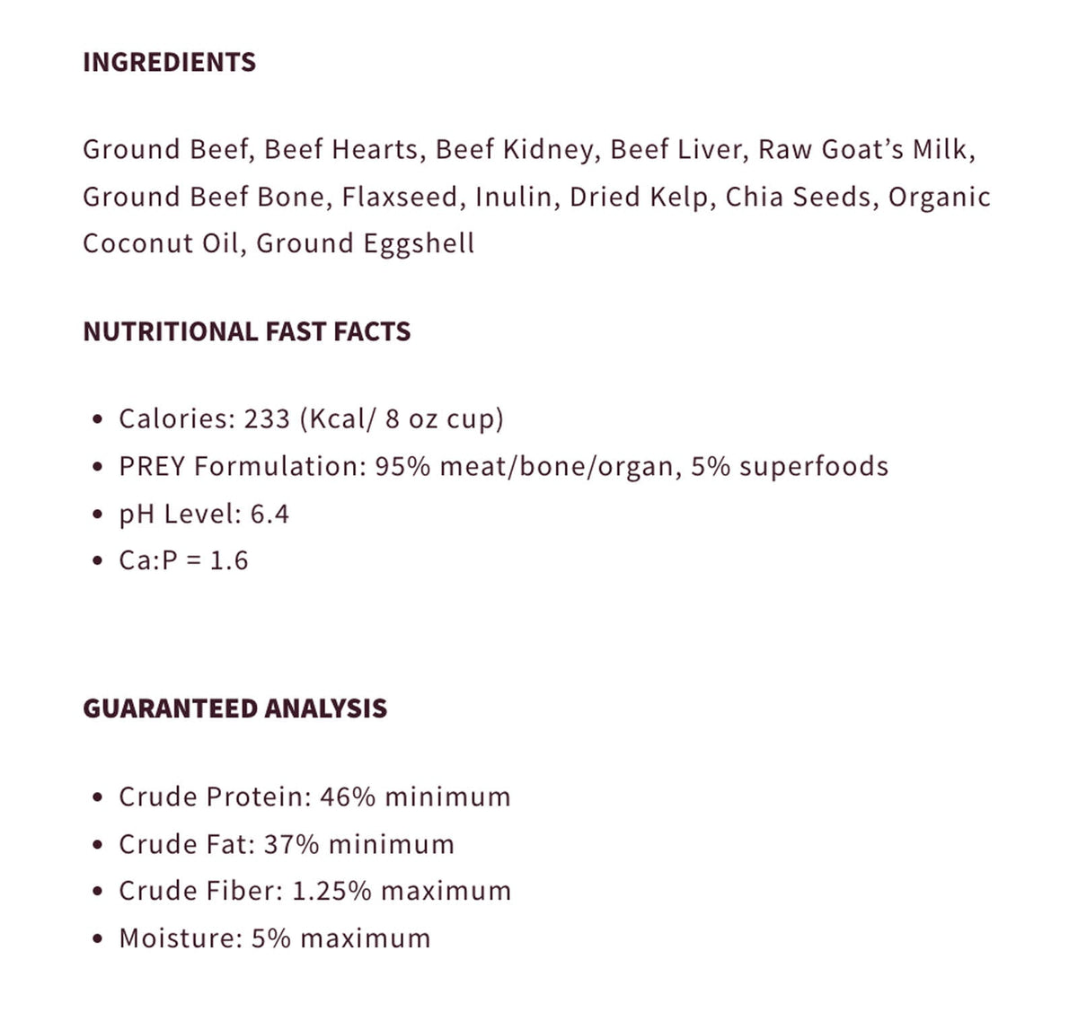 Steve's Real Food Cat Quest Freeze Dried Raw Nuggets Beef 10 oz