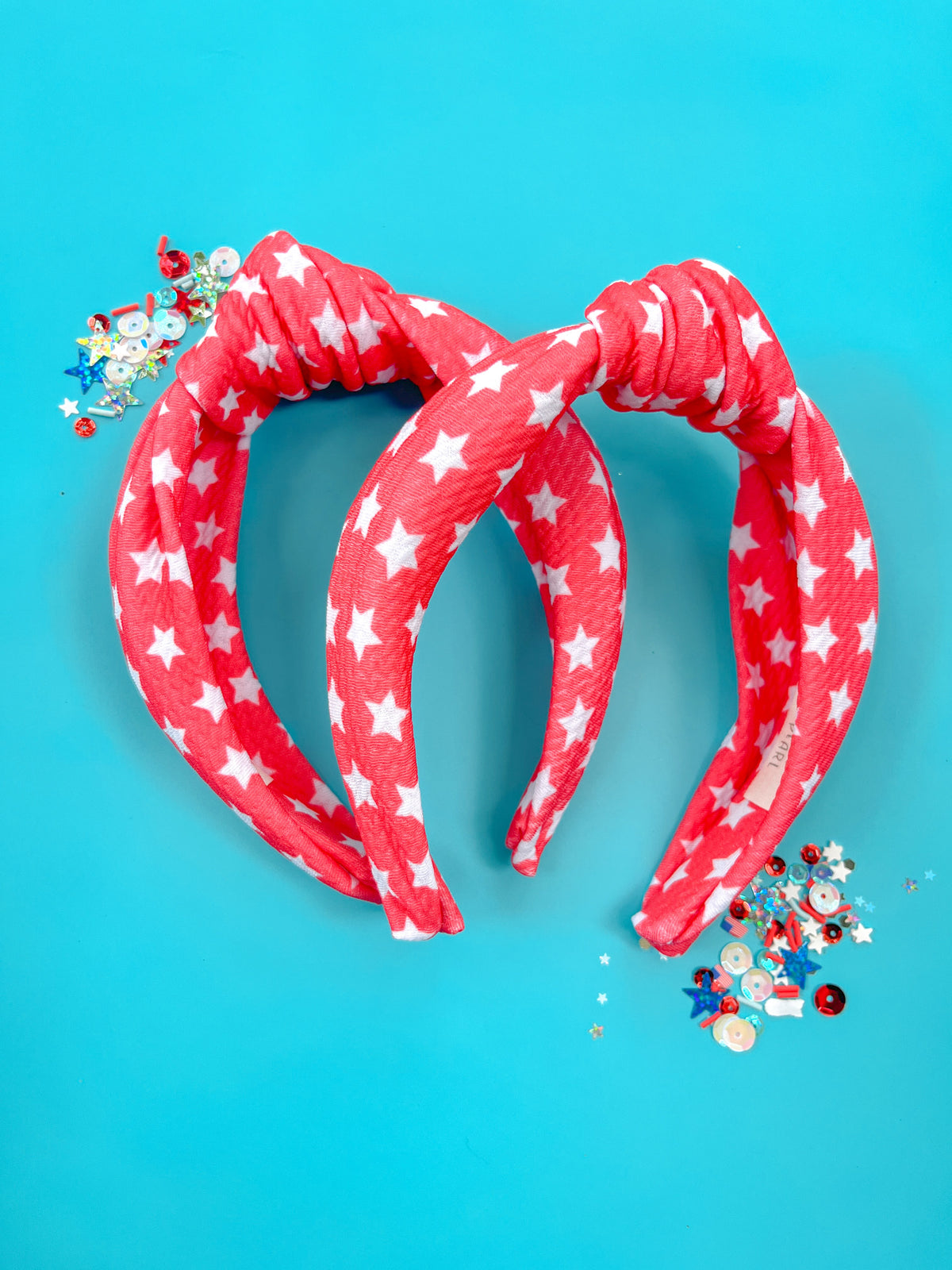 Red Star Knotted Headband