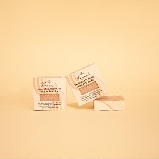 Exfoliating Rosemary Sea Salt Soap Bar