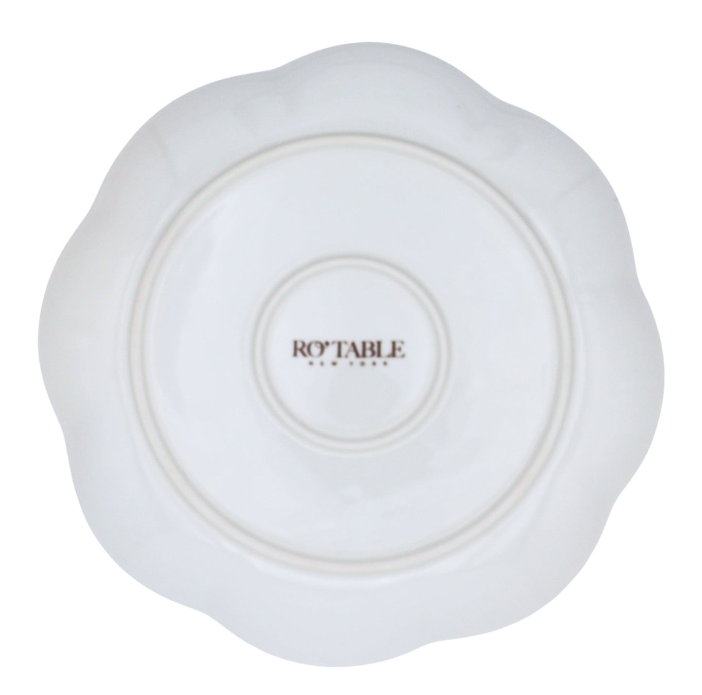 Fabled Flora Scalloped Dinner Plate - Case of 12 Plates (+3 Bonus Plates)