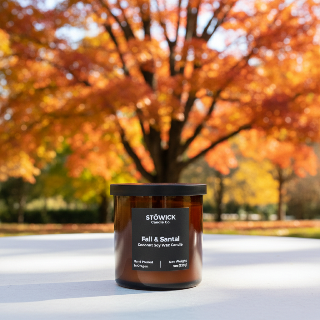 Fall And Santal Tumbler Candle