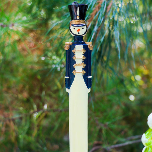 Navy Blue Royal Guard Hand-Painted Candles – Case of 20