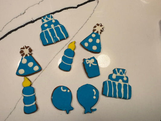 Birthday Boy Organic Dog Cookies