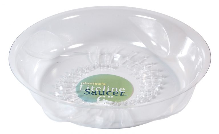 Plastec Liteline Saucer - (clear)