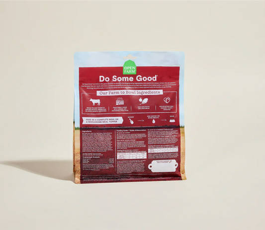 Open Farm Dog Freeze Dried Morsels Grassfed Beef (13.5oz)