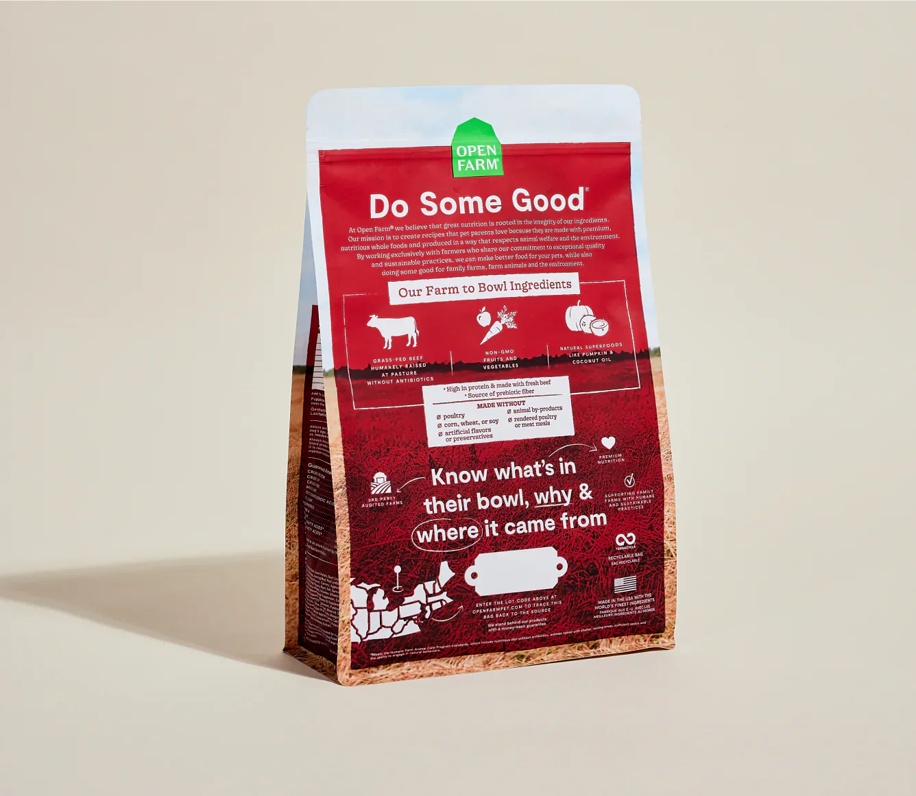 Open Farm Dog Grain-free Grass Fed Beef
