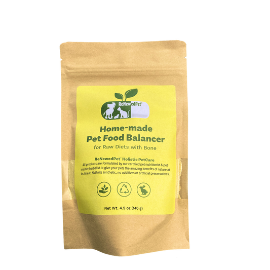 HOME-MADE PET FOOD SUPPLEMENT *For Raw Recipes WITH Bone*