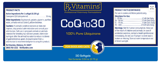 CELLULAR HEALTH / Ubiquinol For Pets