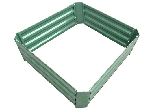 Raised Garden Bed Kit, Green, 39.4 x 39.4 x 11.8-inches
