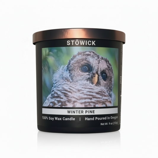 Winter Pine Tumbler Candle