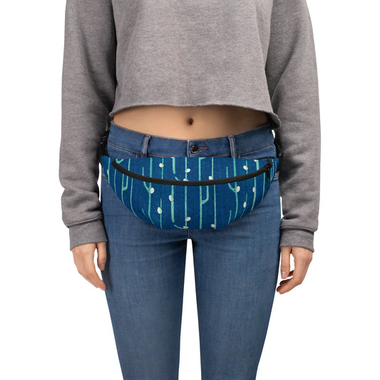 Sebastian & Clementine Blue Shima-Shima Fanny Pack