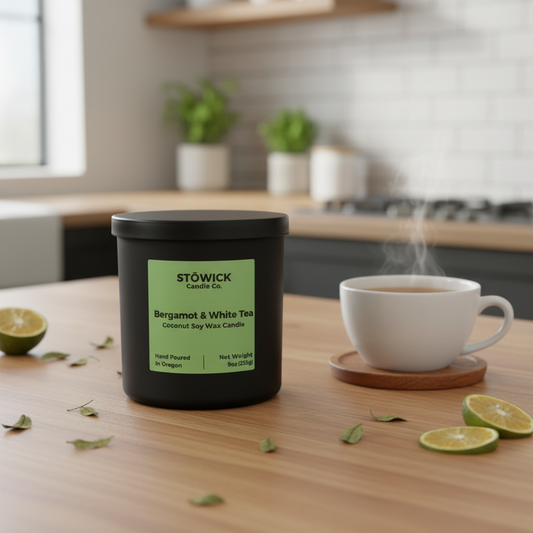 Bergamot And White Tea Tumbler Candle