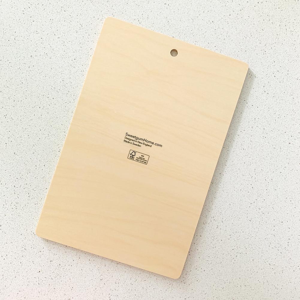 Sustainable Cutting Board | Crab (Teal Blue)