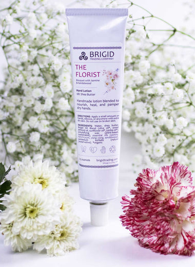 The Florist Natural Hand Lotion - Jasmine, Ylang Ylang, Helichrysum, and Sandalwood