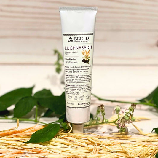 Lughnasadh Natural Hand Lotion – Blackberry, Oats & Honey, Paraben-Free