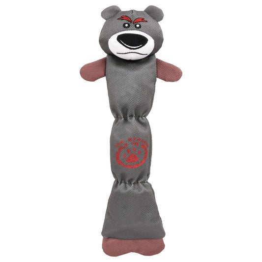 Pet Life ® Animated Extra Long Nylon Squeaker Water-resistant Plush Dog Toy