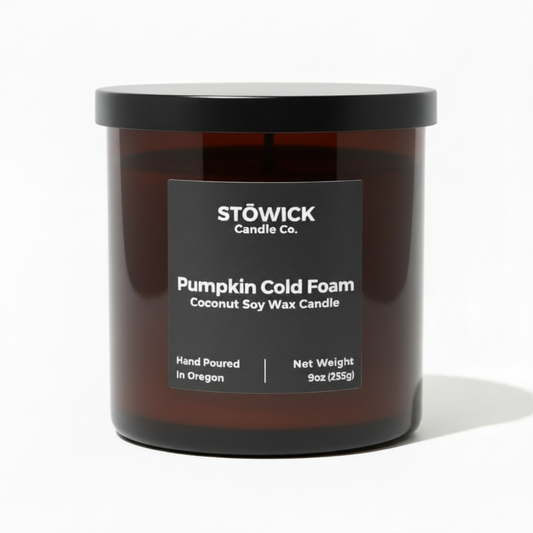 Pumpkin Cold Foam Tumbler Candle