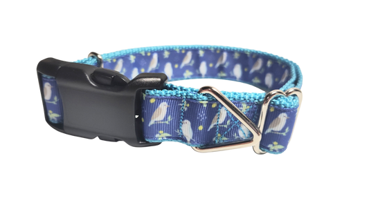 Kookaburra Bird Nylon Dog Collar