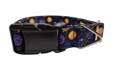 Space Travel Nylon Dog Collar