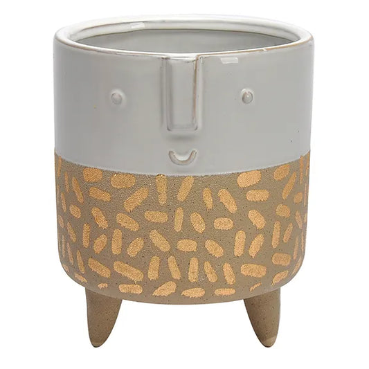Modernist Face Planter Tall, 4.75"x5.5" and Low, 7.25"x5.5"