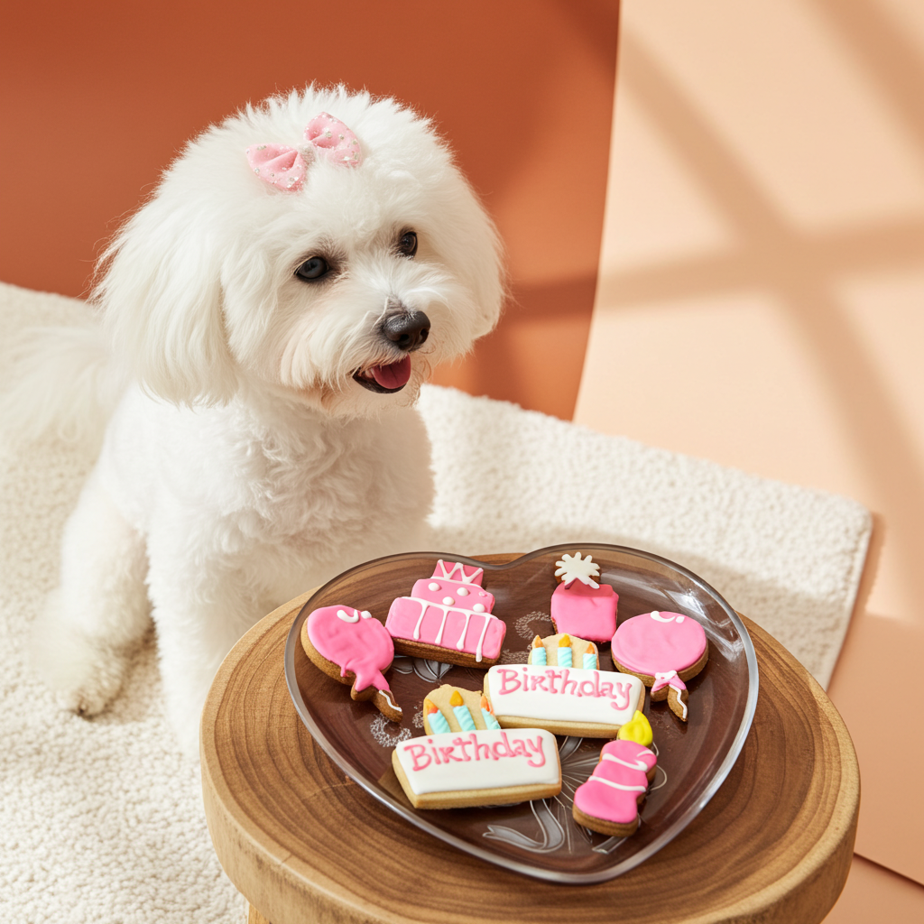 Birthday Girl Organic Dog Cookie Gift Box – Deluxe
