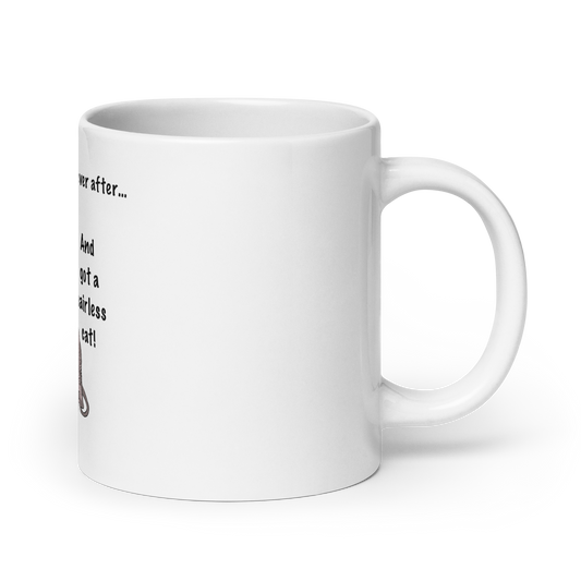"DITCHED PRINCE CHARMING & GOT A SPHYNX" MUG