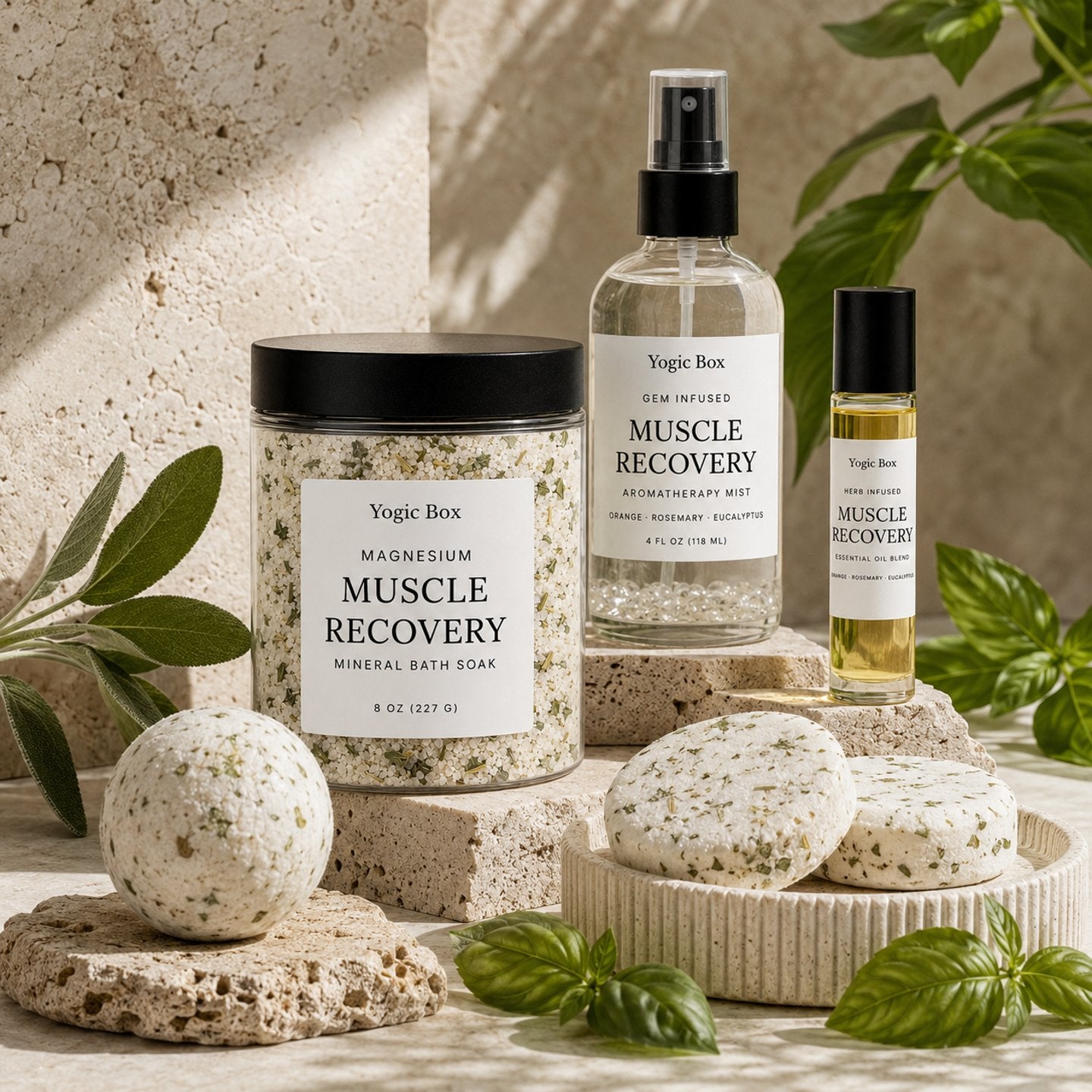 Gem Infused Headache Relief Aromatherapy Mist | Linen Spray