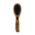Bamboo Groom Combo Brush with Bristles and Pins Small/Medium