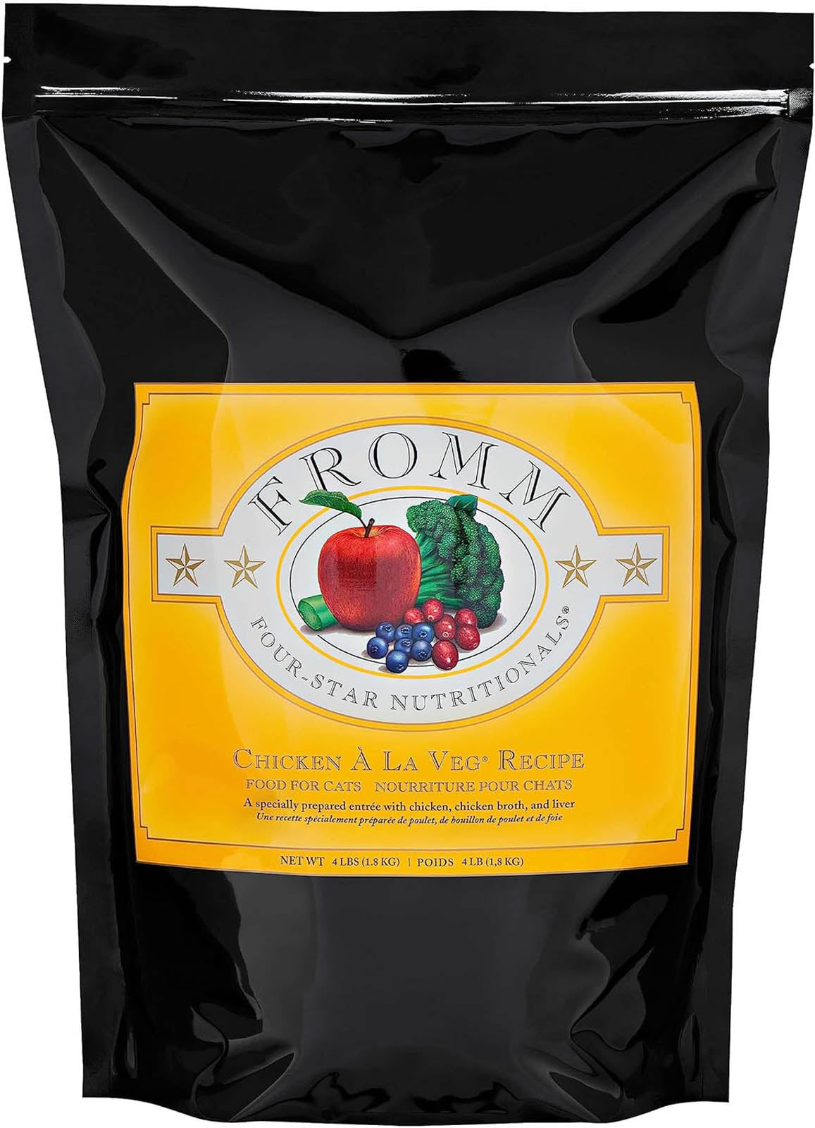 Fromm 4 Star Cat Chicken A La Veg (4lb)