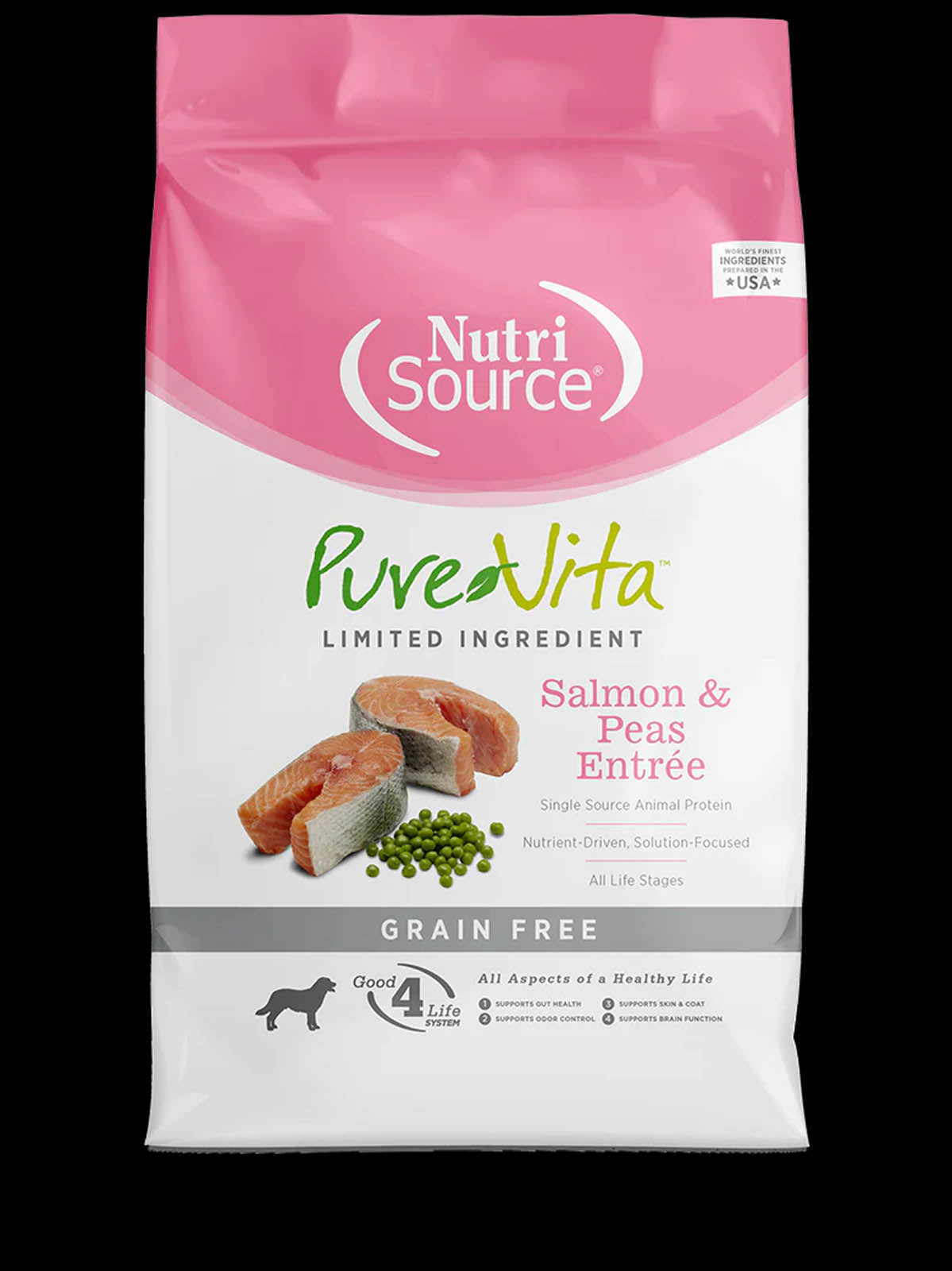 NutriSource Pure Vita Dog Grain-free Salmon & Peas