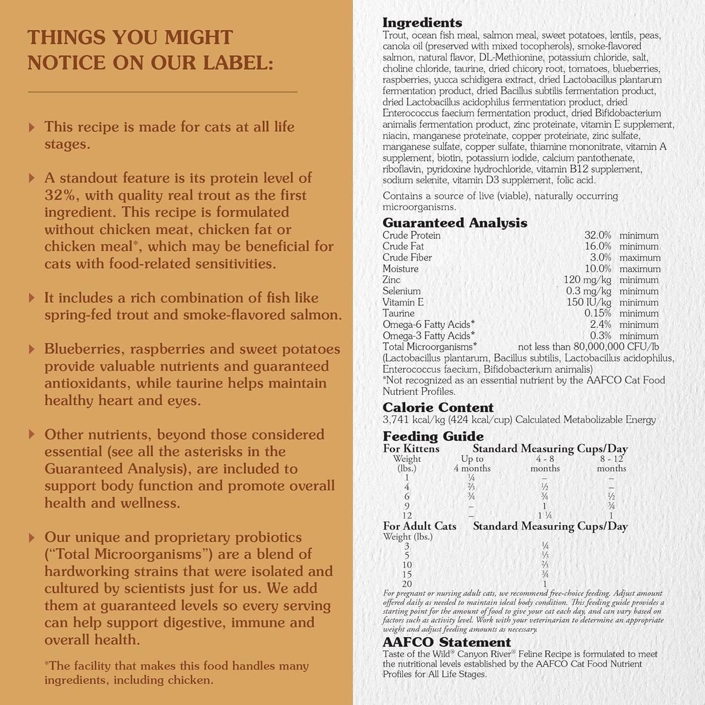 Taste of the Wild Canyon River Feline Recipe with Trout & Smoke-Flavored Salmon