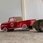 Turbo® by Coastal Truck Cat Scratcher, Red, 21"L x 6.25"H x 8"W