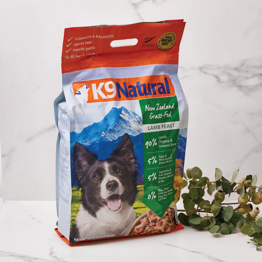 K9 Natural Lamb Feast Freeze-Dried Dog Food (8#)