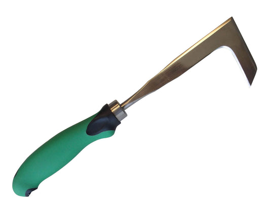Stainless Steel Crack Weeder w/green handle 30cm
