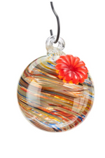 Glass Hummingbird Feeder