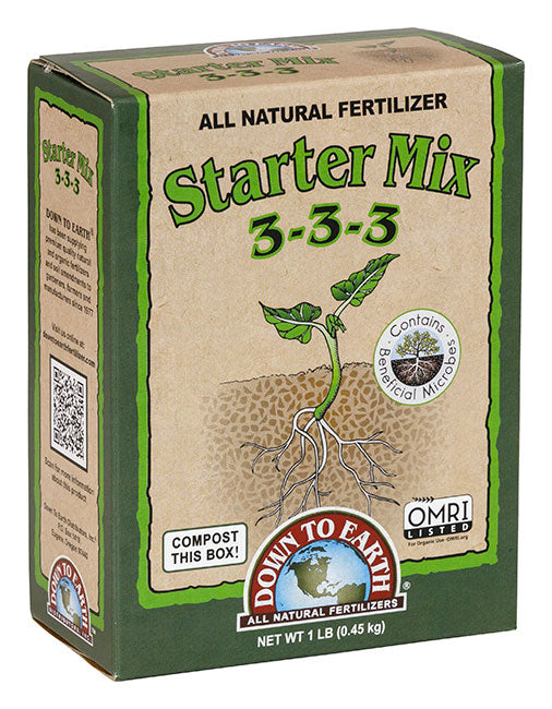 Down to Earth™ Starter Mix 3-3-3 OMRI Listed®  (1lb)