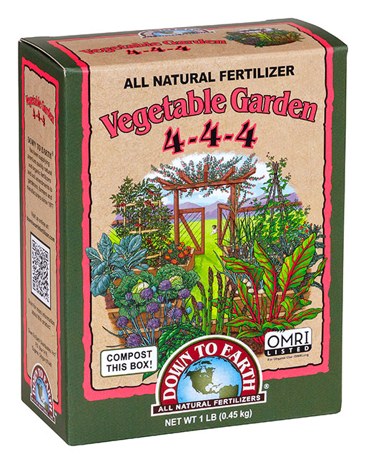 Down to Earth™ Vegetable Garden 4-4-4  OMRI Listed®  (5lb)