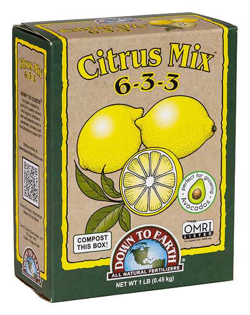 Down to Earth™ Citrus Mix™ 6-3-3 OMRI Listed®  (5lb)