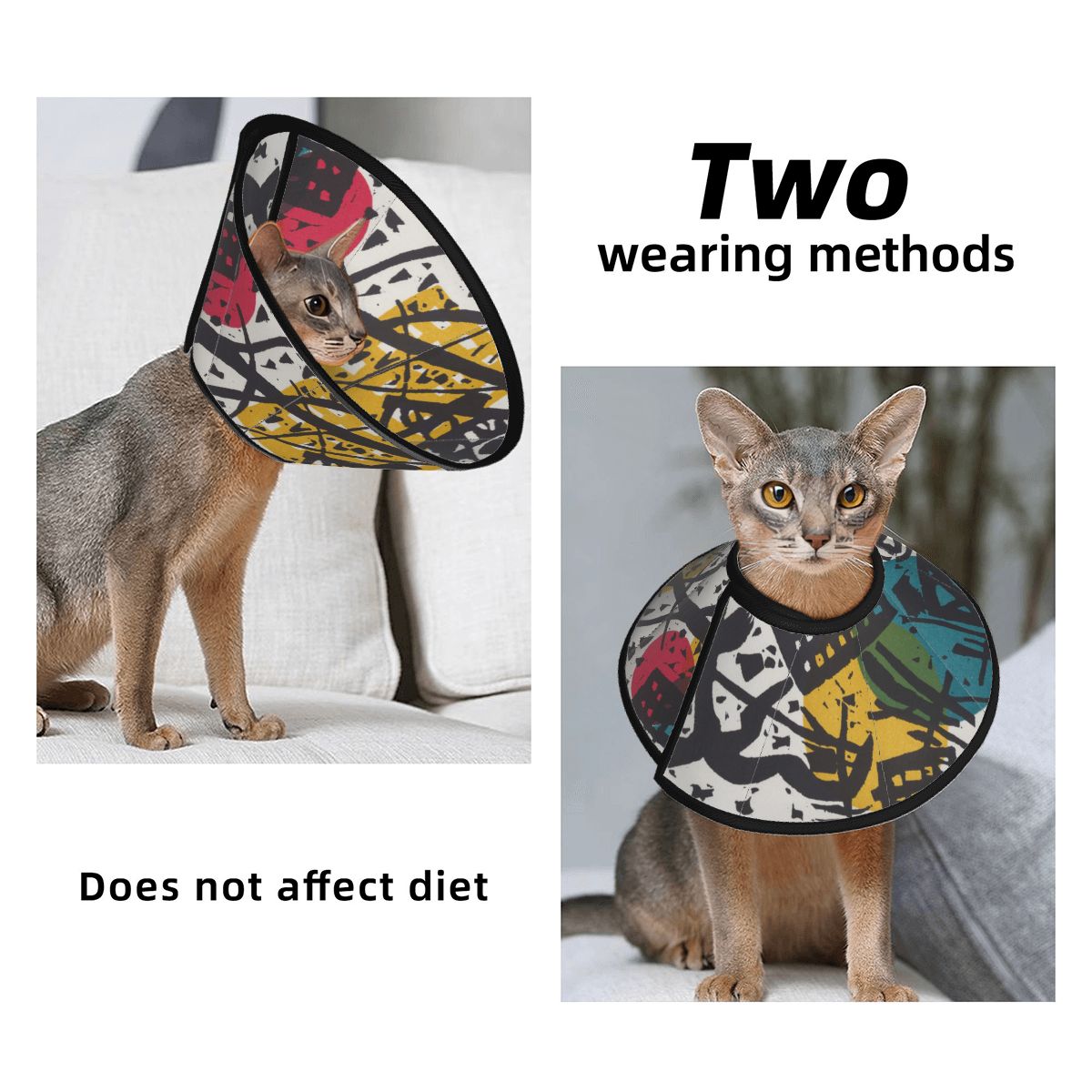 Sebastian & Clementine Small Worlds V Pet Elizabethan Collar