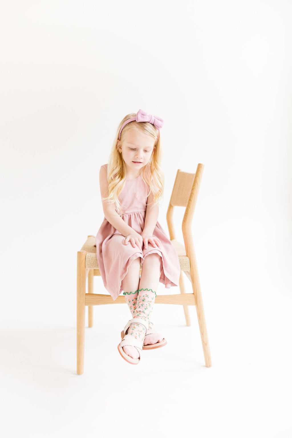Purple Bow Headband