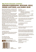 Big Foot Transplant Root Inoculum Mycorrhizae Granular  (4oz)