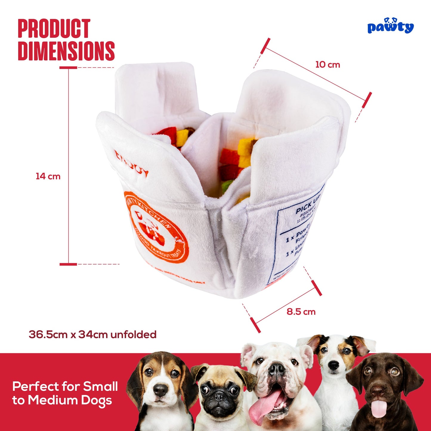 PAWTY Express Chinese Takeout Box