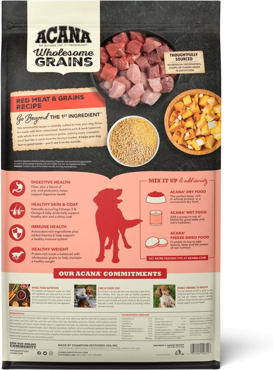 Acana Dog Wholesome Grains Red Meat