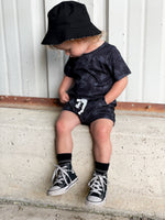 Midnight camo | short set