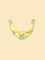 Bowtiful Garden Butter Yellow Floral Bandana